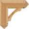 Ekena Millwork Legacy Arts and Crafts Rough Sawn Bracket w/ Offset Brace, Western Red Cedar, 8"W x 22"D x 22"H BKT0806X22X22LEC03RWR - alternate 3